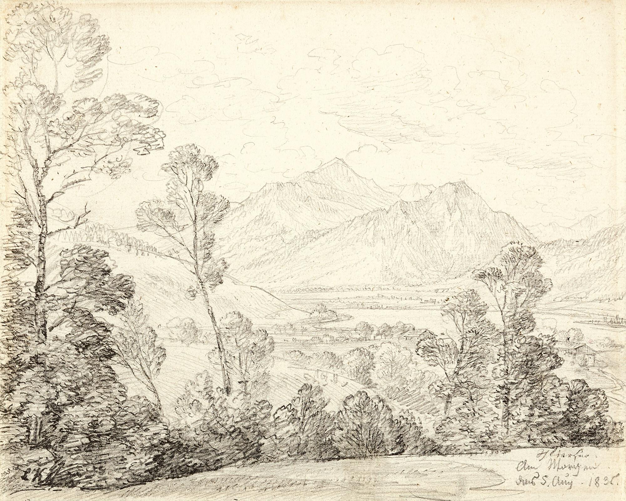 Cantius Dillis - „Schliersee am Morgen“.