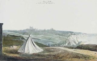 Captain Durrant - View of Dover Castle taken from the Heights (illustrated); View of Sunderland Bridge; and View of Dover Castle