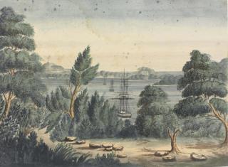 Captain Richard Aldworth Oliver, R.N. - The artist\'s sketchbook including views of Teneriffe, H.M.S. \