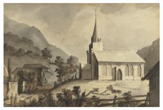 Captain Thomas Abercrombie Trant - Church At St Joseph\'S, Trinidad; St Joseph\'S; And Pandemonium. My House In Port Of Spain