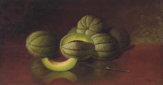 Carducius Plantagenet Ream - Still Life With Melons And Knife