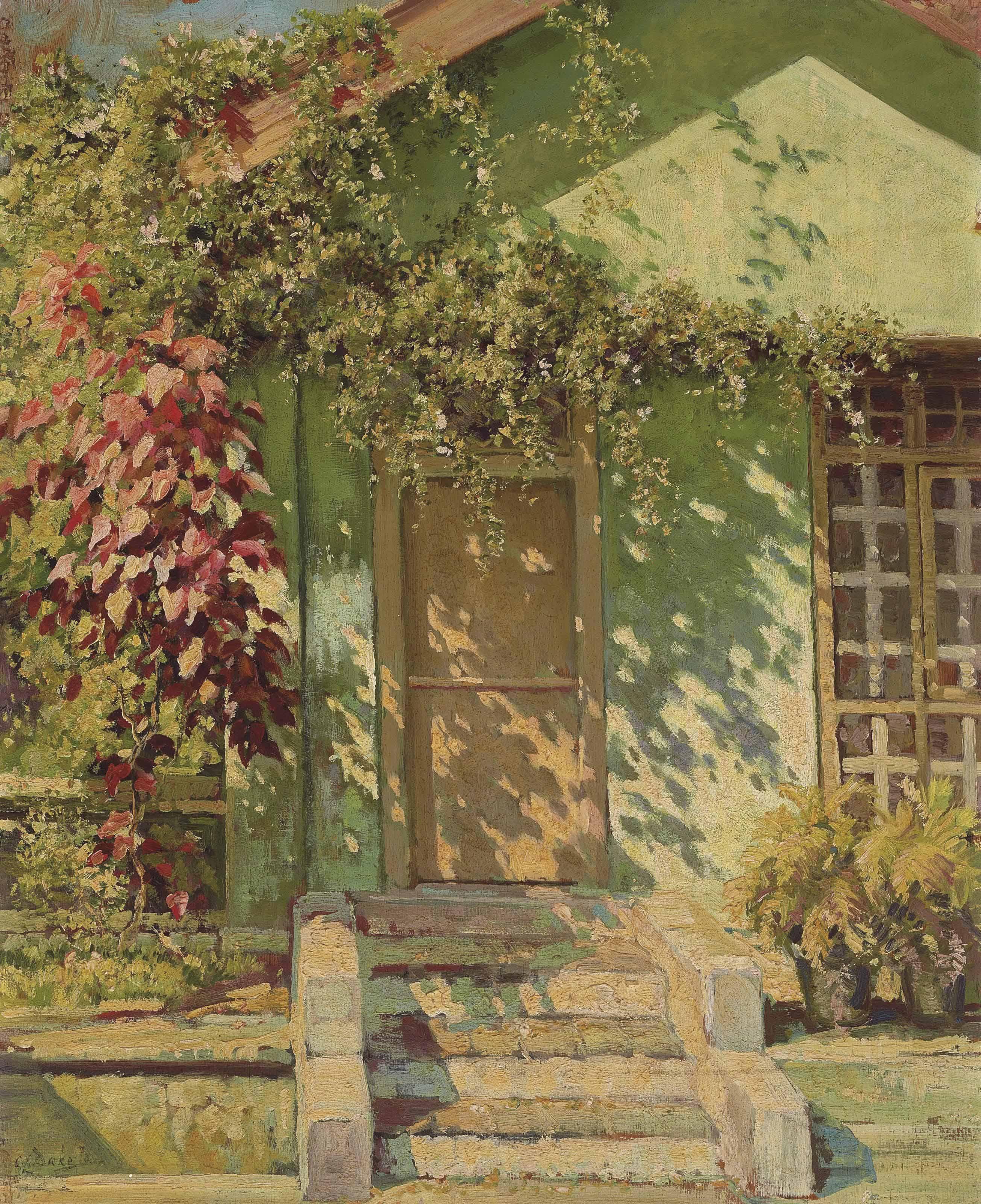 Carel Lodewijk Dake - A house in the garden