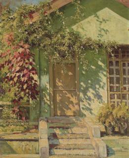 Carel Lodewijk Dake - A house in the garden