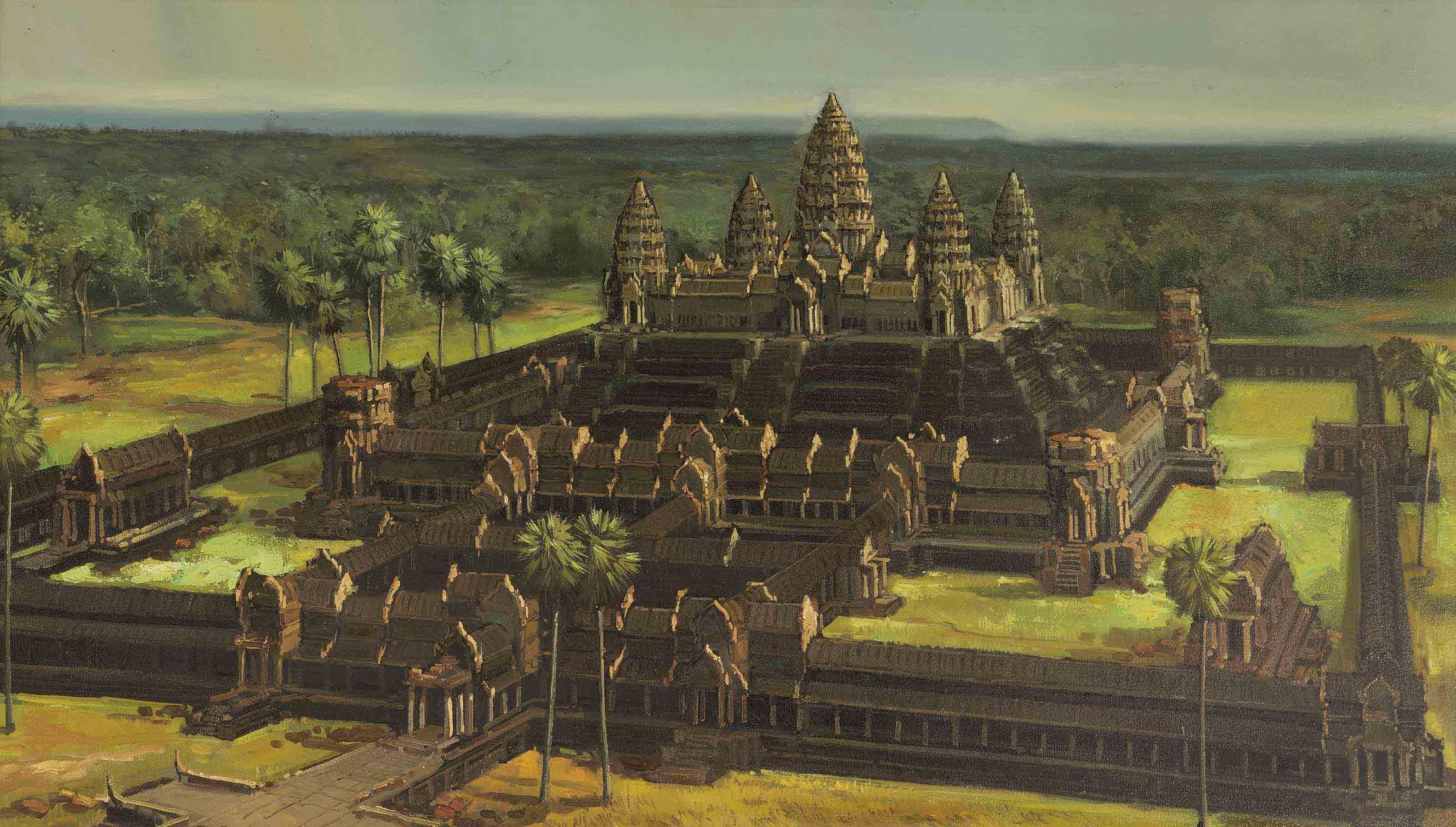 Carel Lodewijk Dake - Angkorwat, Kambodscha