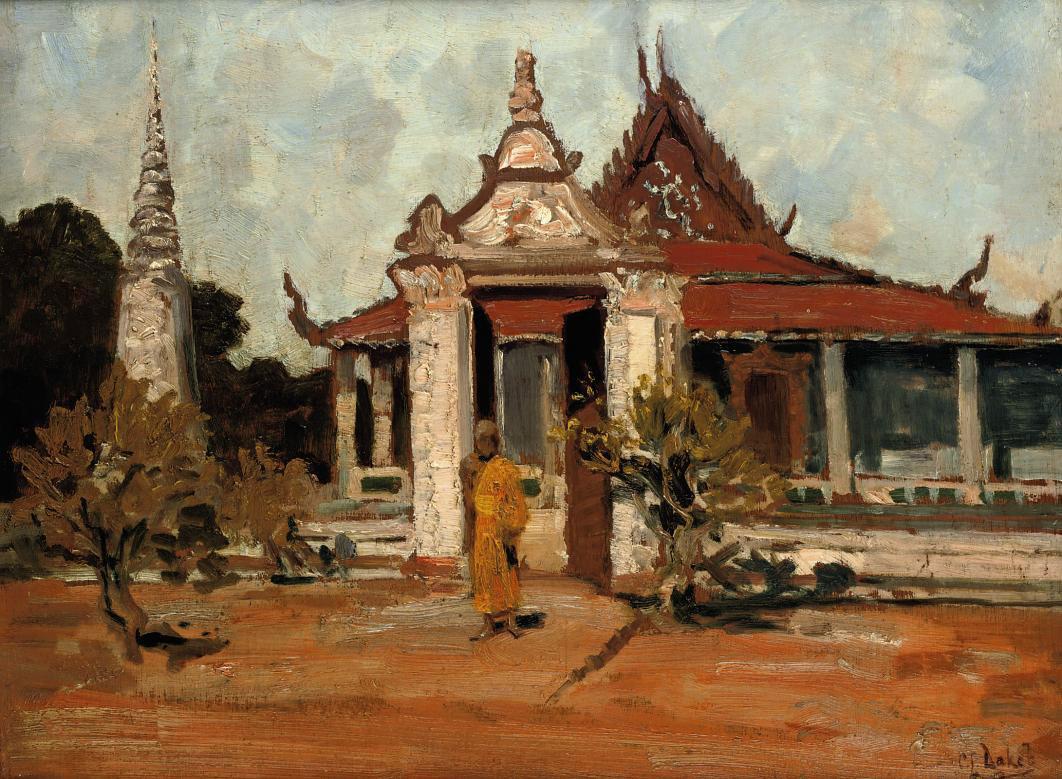 Carel Lodewijk Dake - Bhoeddistische monnik Pnom Penh - Buddhist monk