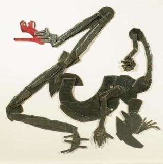 Carel Visser - Vrouw op één schoen - Woman on one shoe