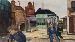 Carel Weight R.A. - Angel on the Roof
