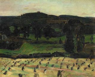 Carel Weight, R.A. - Autumn landscape