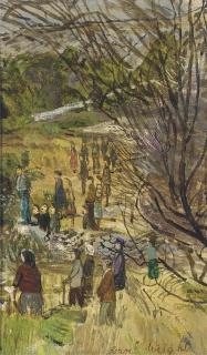 Carel Weight, R.A. - Bank Holiday