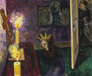 Carel Weight, R.A. - Claudius Praying