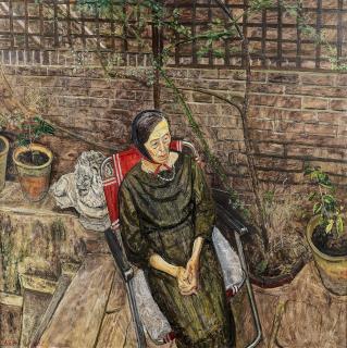 Carel Weight R.A. - Portrait of Mrs Fontana