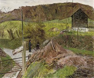 Carel Weight, R.A. - Summer\'s afternoon