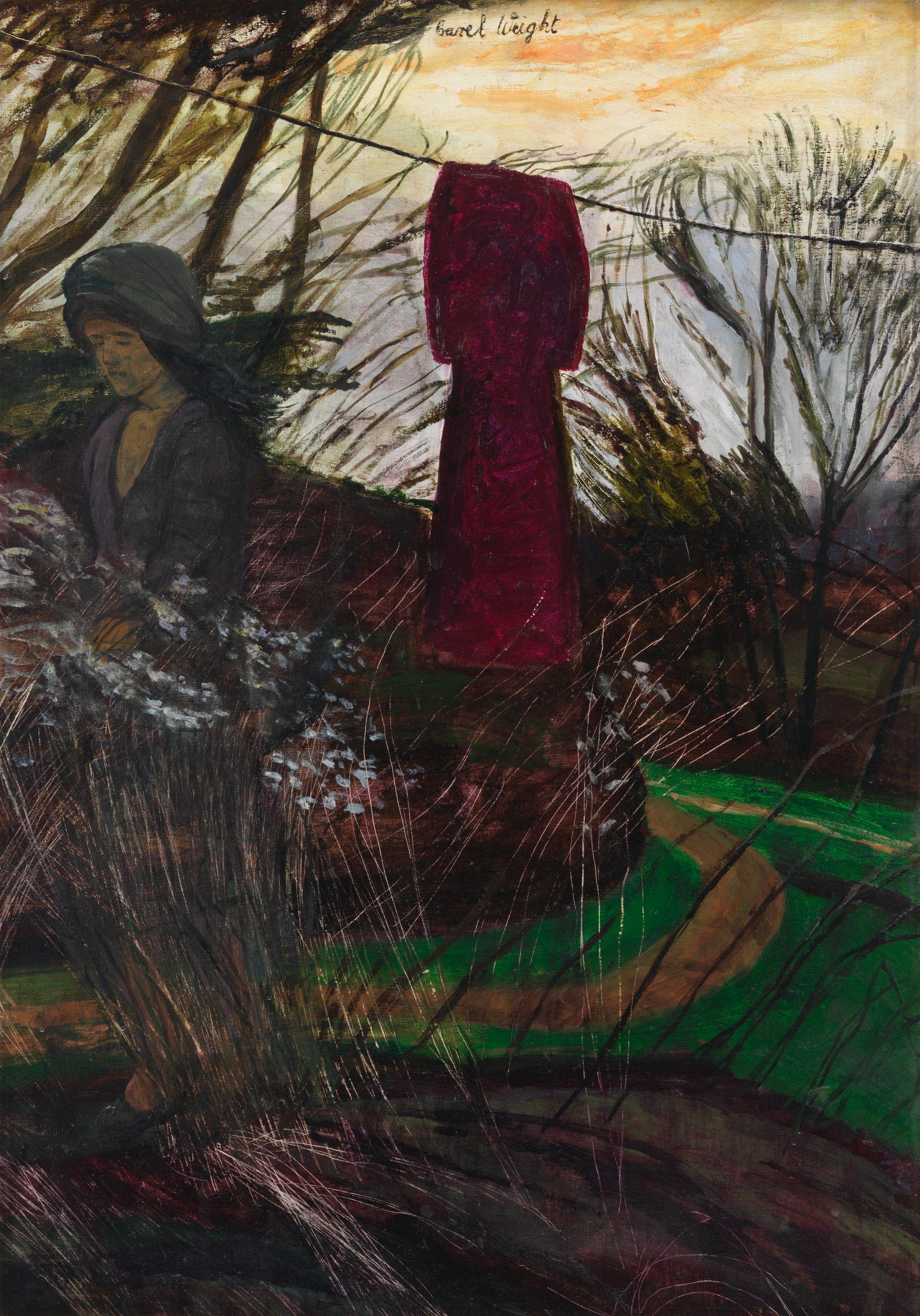 Carel Weight R.A. - The Red Dress