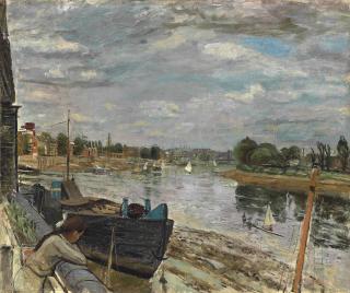 Carel Weight, R.A. - The Thames at Hammersmith