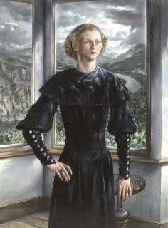 Carel Willink - A portrait of Wilma