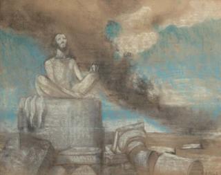 Carel Willink - Simeon The Stylite - Simeon De Zuilenheilige