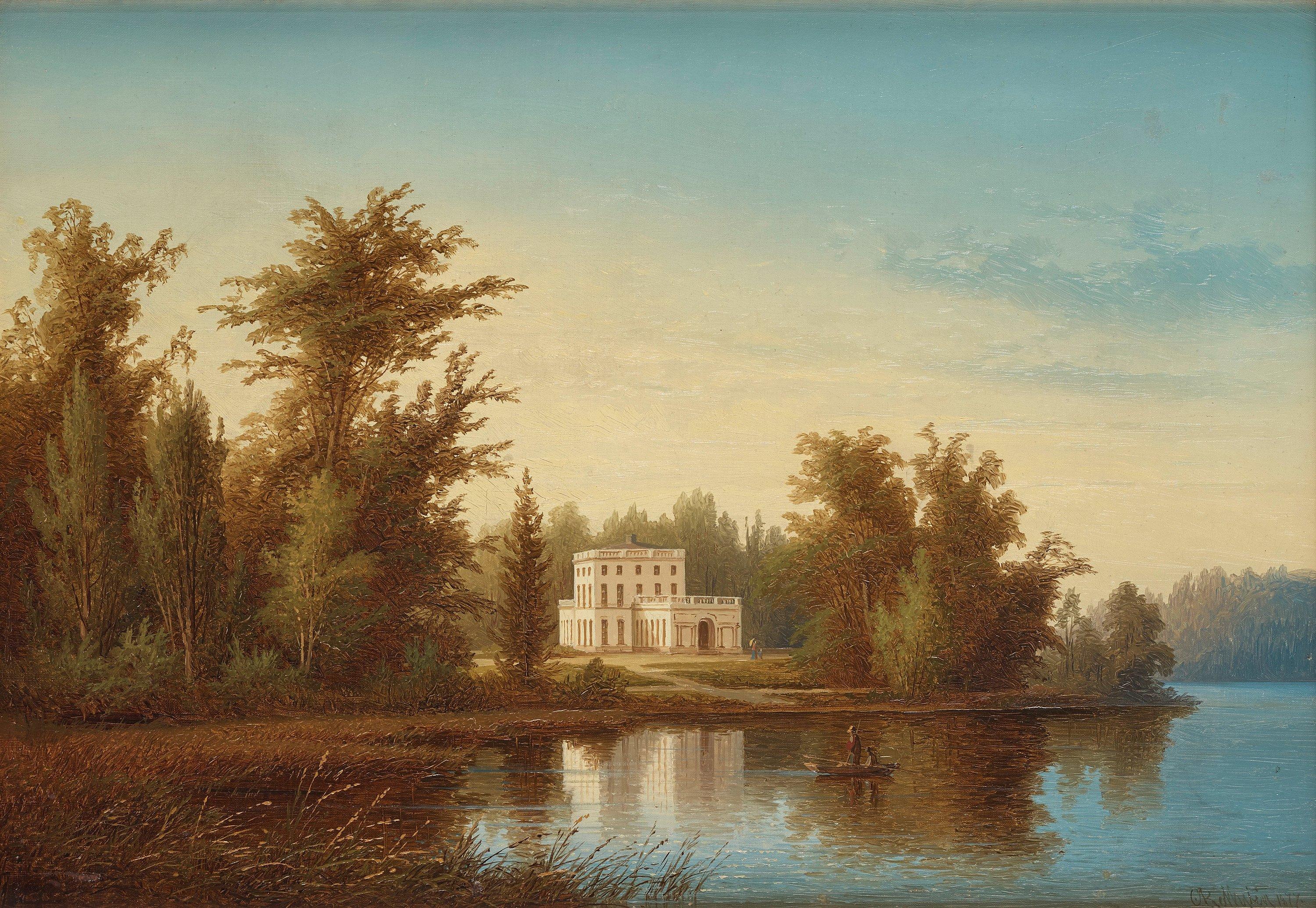 Carl Abraham Rothstén - Gustaf III:s paviljong i Haga