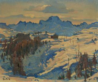 Carl Albert Von Salis-Soglio - La Margna. 1916.