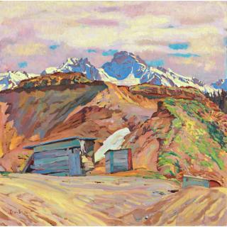 Carl Albert von Salis - Bei St. Moritz, 1916 Near St. Moritz, 1916