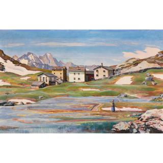 Carl Albert Von Salis - Frühling Auf Der Alp Blaunca