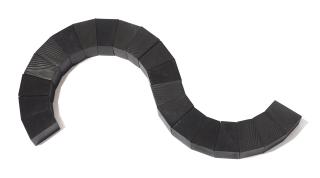 Carl Andre - 20 Rubber Slither