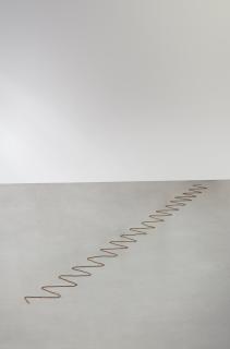 Carl Andre - 35 Steel Staple Run