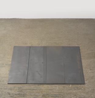 Carl Andre - 4 Part Small Steel Rectangle