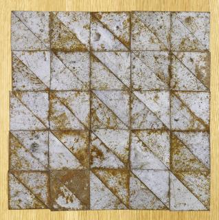 Carl Andre - 50 Triangles Forming A Square