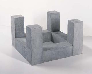 Carl Andre - Belgica Blue Poles, (1988-15)