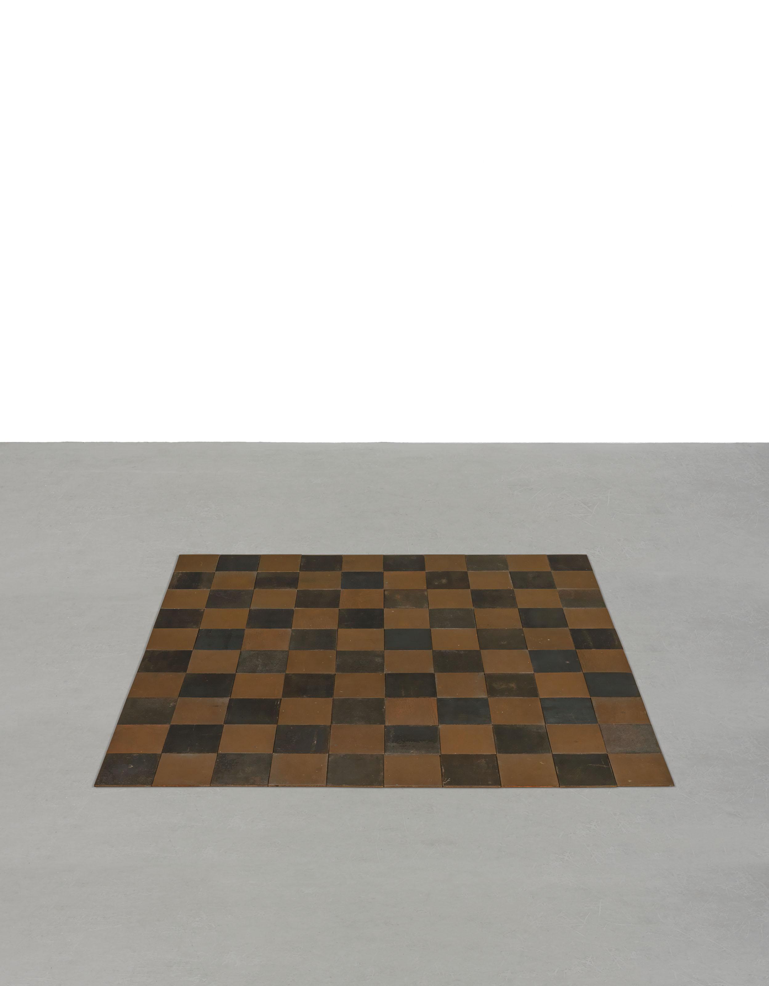 Carl Andre - Copper-Steel Alloy Square