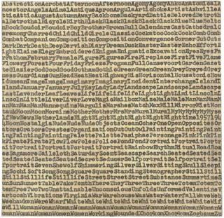 Carl Andre - De Kooning Gorky Pollock (Carbon)
