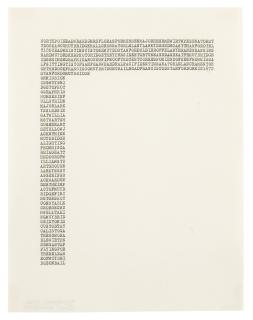 Carl Andre - Northpoineadweardjmrsflorasformersenmajorhenrmrwirtwpesenatorst (From Stillanovel Misc. Originals)