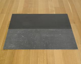 Carl Andre - Steel-Zinc Dipole (N/S)