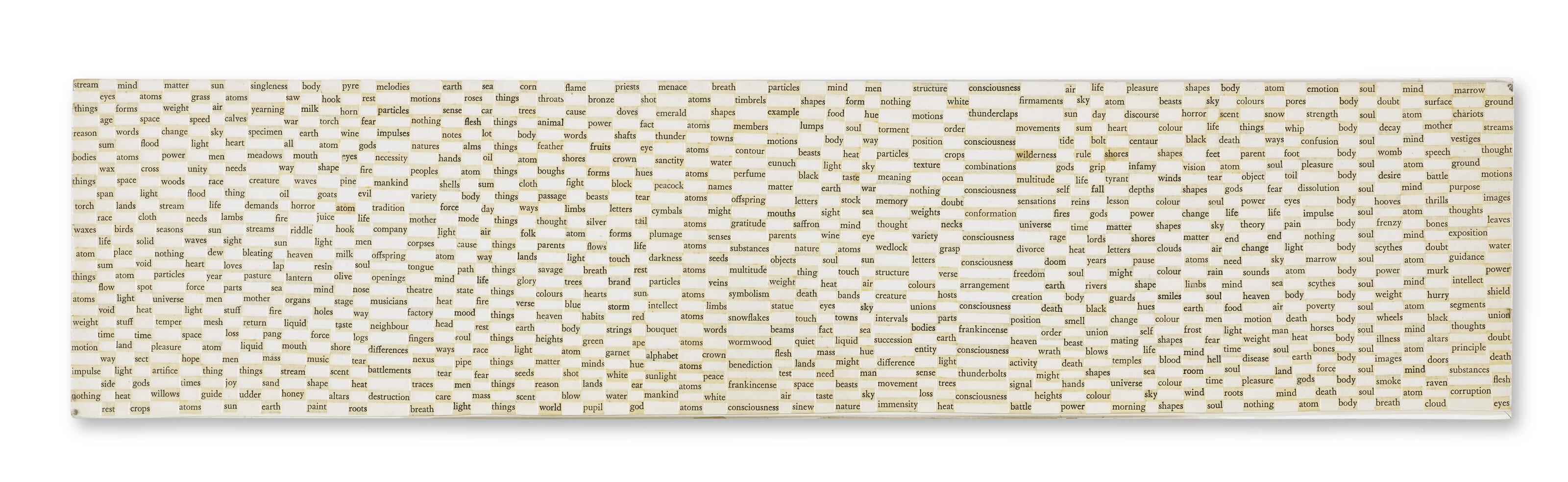 Carl Andre - Structure White Consciousness