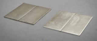 Carl Andre - Tin Inside-Outside Bipair