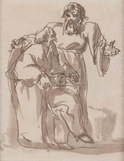 Carl August Ehrensvärd - Conversing Men