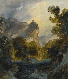 Carl Blechen - German italian Landscape