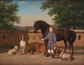 Carl Bögh - Count Skeel (Scheel) as child at Gammel Estrup Manor