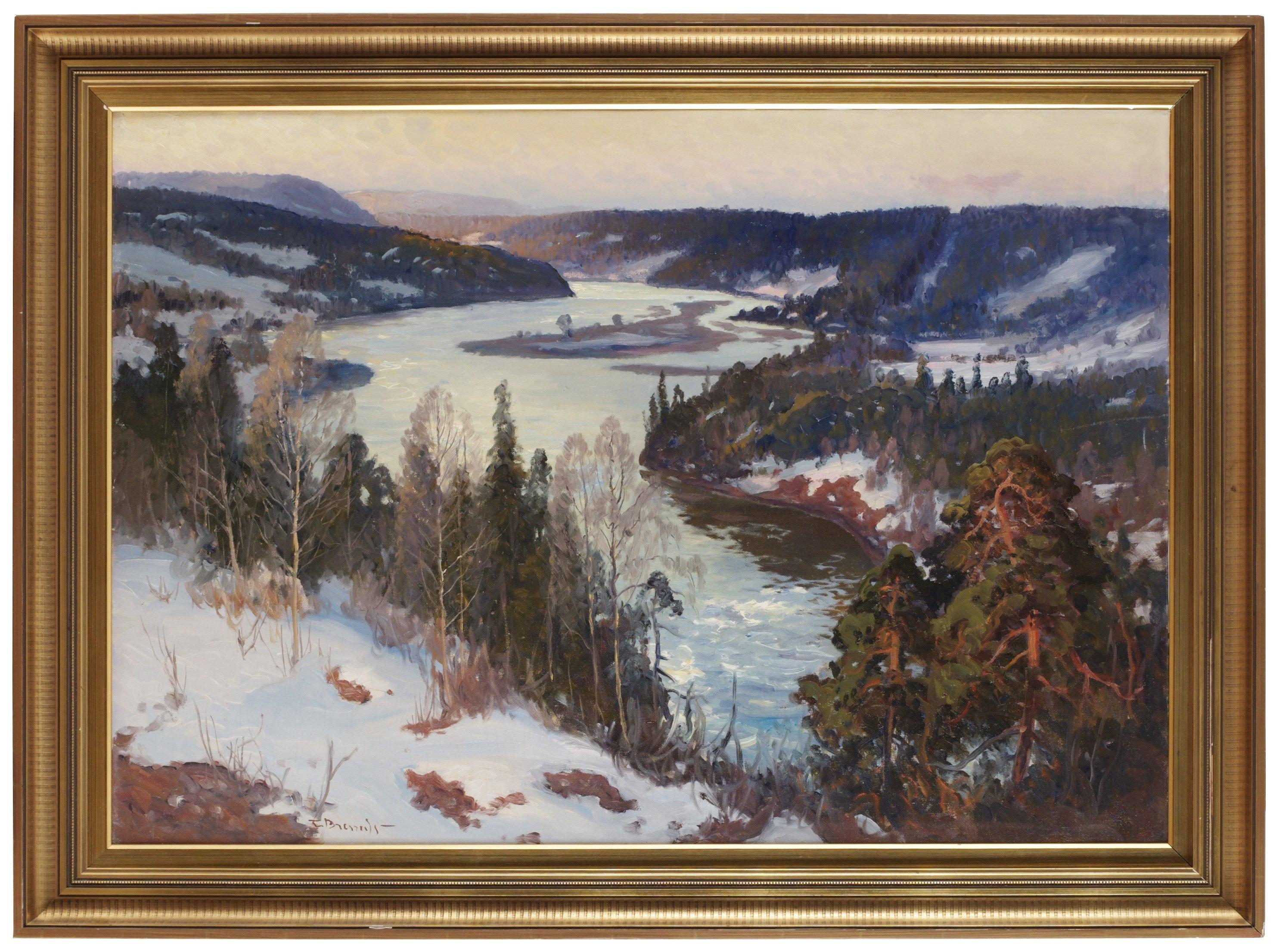 Carl Brandt - Vinterlandskap