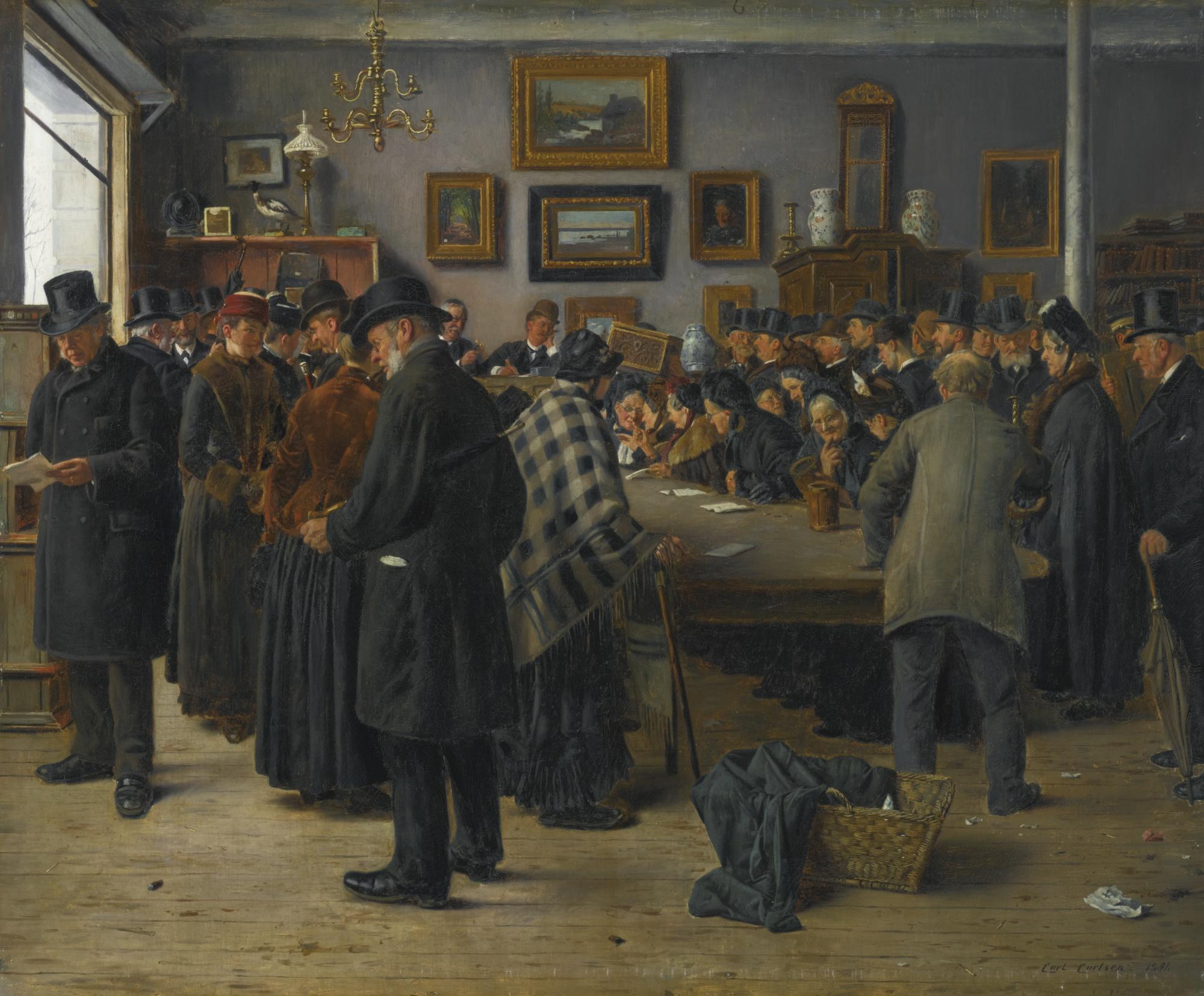 Carl Carlsen - Danish in The Auction House