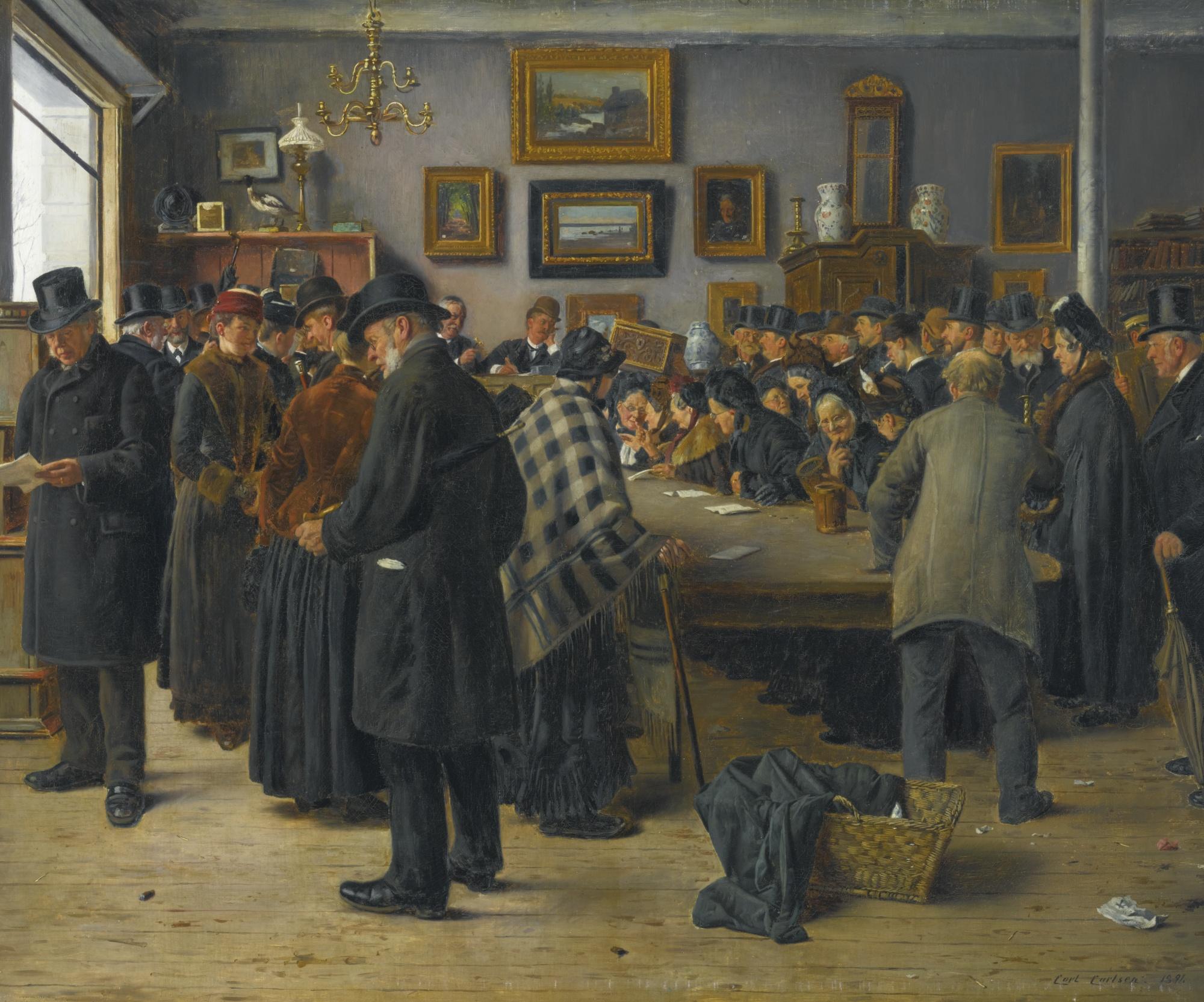 Carl Carlsen - In The Auction House