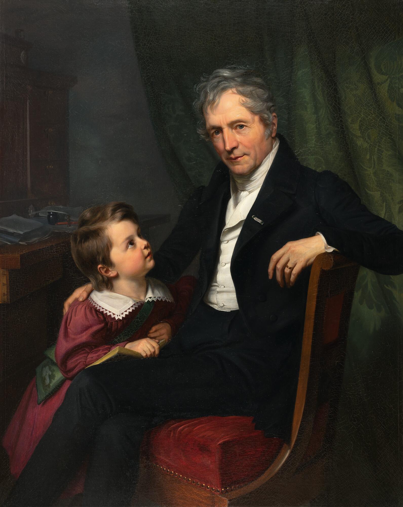 Carl Christian Vogel von Vogelstein - Bildnis des Hanns Valeridin Freiherr von Fischer