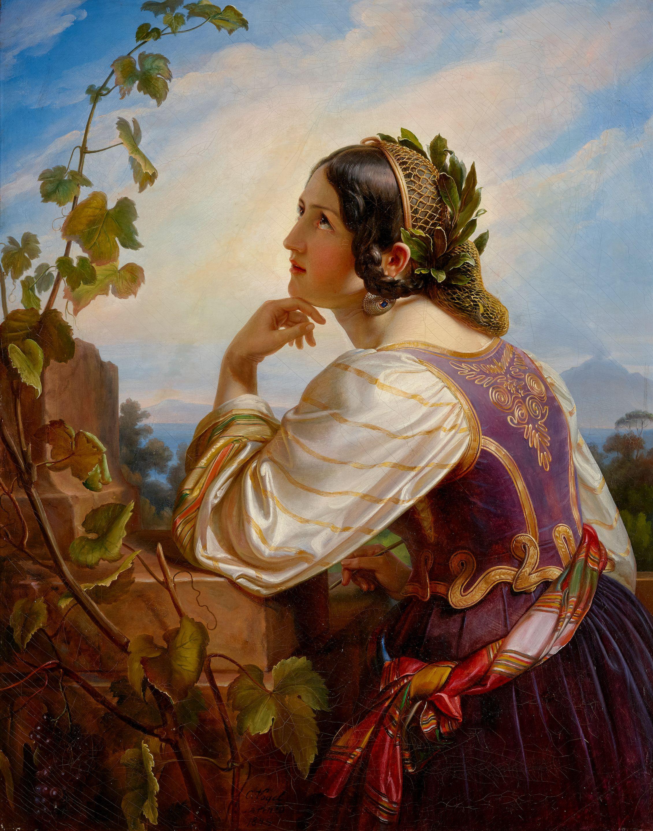 Carl Christian Vogel Von Vogelstein - Far away thoughts