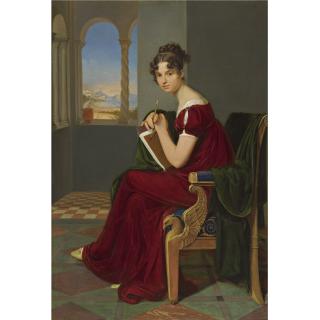 Carl Christian Vogel Von Vogelstein - German junge Dame Mit Zeichengerät (Girl With A Drawing Instrument, The Countess Thekla Ludolf)