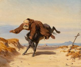 Carl Constantin Steffeck - Mönch in der Campagna