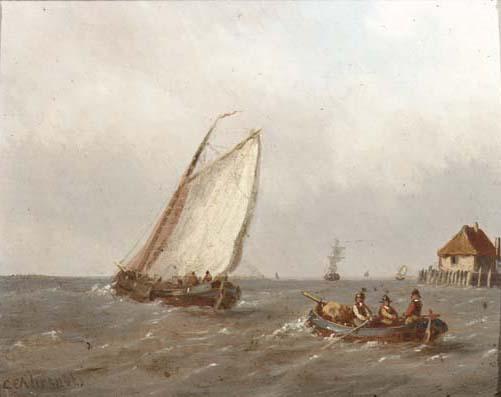Carl Eduard Ahrendts - Heading for sea