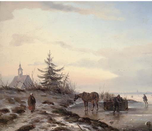 Carl Eduard Ahrendts - Securing a barrel on the ice