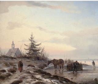 Carl Eduard Ahrendts - Securing a barrel on the ice