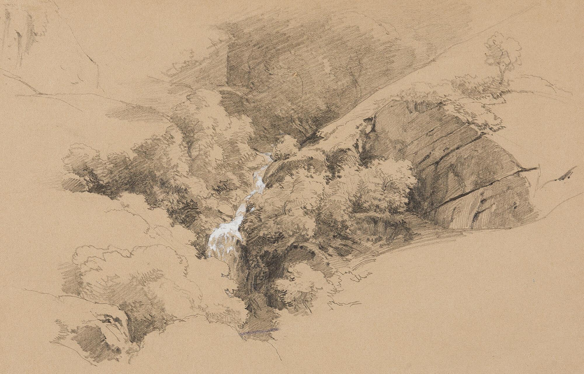 Carl Eduard Schuch - Kleiner Gebirgsbach.