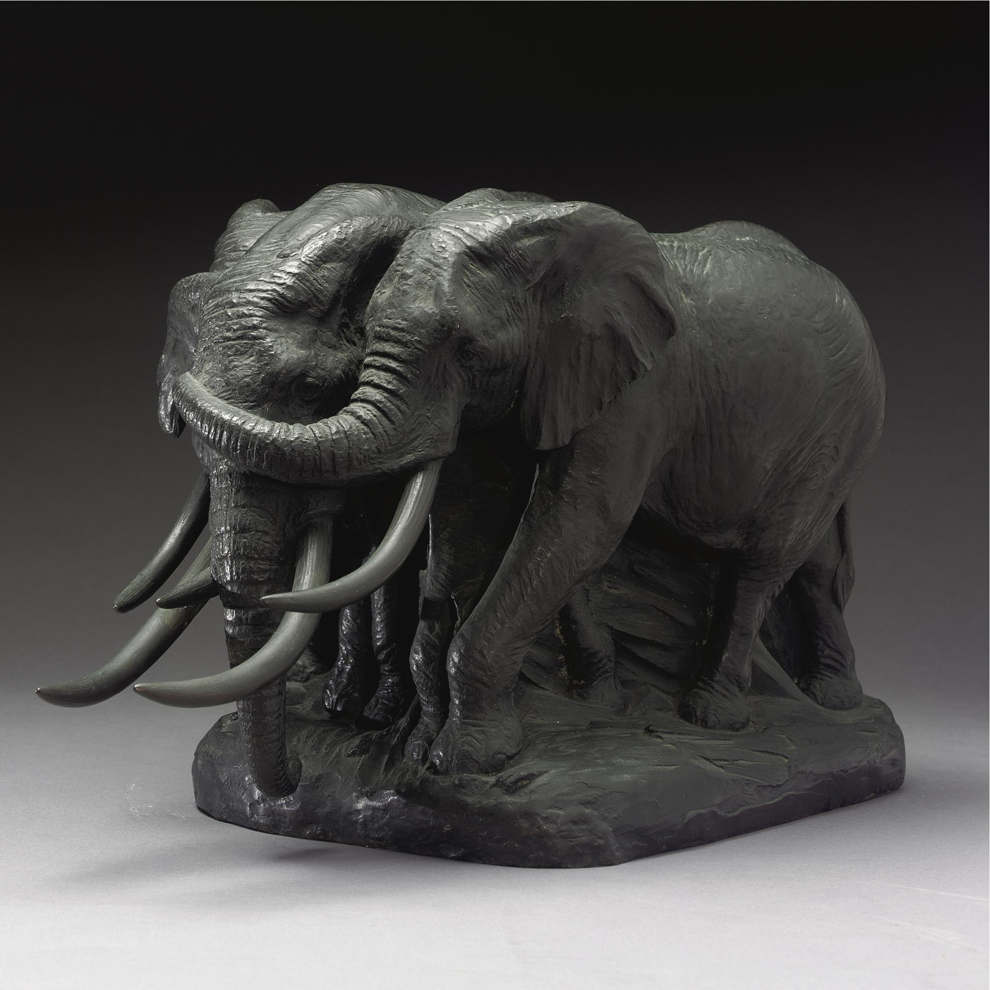 Carl Ethan Akeley - American The Wounded Comrade